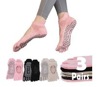 Sunolkie Yoga Pilates Socks Tabi Non-Slip Socks, Women's Fitness Dance Socks, Dance Studio, Indoor Exercise, Yoga Pilates Hospital Maternity, One Size