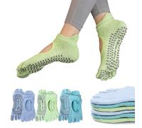 Sunolkie Yoga Pilates Socks Tabi Non-Slip Socks, Women's Fitness Dance Socks, Dance Studio, Indoor Exercise, Yoga Pilates Hospital Maternity, One Size