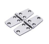 SUNOOM Heavy Duty 2Pcs 316 Stainless Steel 4x1.5 Inch Hinges, Mirror Polished Marine Grade, Includes Screws
