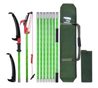 SUNORCHID 26FT Pole Pruning Saw Long Handle Adjustable Length,Tree Pruner Tree Loppers Long Reach for Palm Oak High Branches,with Carry Bag and Sturdy Pole, Cuts Clean and Fast (Contains Scissor-C)