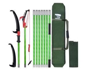 SUNORCHID 26FT Pole Pruning Saw Long Handle Adjustable Length,Tree Pruner Tree Loppers Long Reach for Palm Oak High Branches,with Carry Bag and Sturdy Pole, Cuts Clean and Fast (Contains Scissor-C)