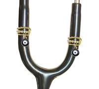 SUNOREEK Spark Bling Stethoscope Charms for Nurse, Cute Evil Eye Stethoscopes Decor Id Name Tag Personalized Accessories, Custom Present for Nurses Pediatric Veterinarian, Medical Worker Doctor