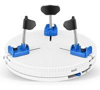 Sunowl Adjustable Pottery Machine Turntable Clamp, Clay Tool for Fixing Ceramics, Ceramic Art Repair Tool, Portable Pottery Wheel Turntable Clamp with 3 High-Position Support for Ceramic Beginners