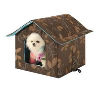 SUNOYA Animal Shelter, Waterproof Weatherproof Cat House, Oxford Cloth Dog Kennel for Stray Pets
