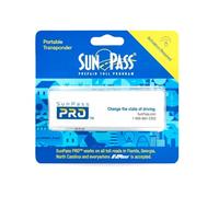 Sunpass Sun Pass Pro Portable Toll Transponder - Prepaid Electronic Toll Pass for Florida + 23 Additional States, E-ZPass Compatible, No-Stop Automatic Toll Payment Device for Cars, Travel & Commuting