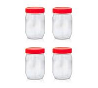 Sunpet Food Storage Canisters, Plastic, Red, 300 ml, Small by Sunpet