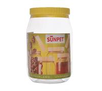 Sunpet Food Storage Canisters, Plastic, Red, 4000 ml, Pack of 3