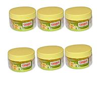 Sunpet J0150 Food Storage Canisters, Plastic, Red, 150 ml, Small, Pack of 6