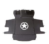 SUNPIE Trunk Cargo Mat for Dog Compatible with Jeep Wrangler JK/JL Unlimited 4 Doors 2007-2025, Waterproof and Nonslip Pet Cargo Liner Protector Washable Dog Seat Cover, Heavy Duty Oxford