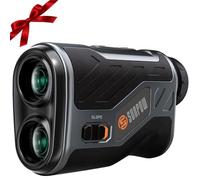 SUNPOW Golf Range Finder with Slope - 1200 Yards Laser Rangefinder ±1 Yard Accuracy, 7X Magnification, Flag Lock with Vibration, Rechargeable, Magnet Stripe, High Precision for Golf & Hunting