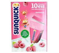 Sunquick Ice Lollies for Home Freezing, 10 Ice Lollies, Raspberry, 0.65 kg