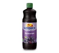Sunquick Real Fruit Concentrate Juice | 100% Fruit Juice, No Artificial Flavors, Colors, or Sweeteners | Rich in Vitamin C for a Refreshing Taste | (Pack of 3, Blackcurrant)