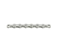 Sunrace 10 Speed Bicycle Chain 116L with QR Silver or Silver/Gray - Silver