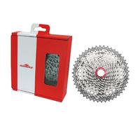 SunRace Bicycle Cassette Sprocket CSMX3 10 Speed MTB Cassette Metallic / Black