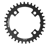 Sunrace Bicycle Cycle Bike 96 PCD 4 Arm Narrow/Wide Steel Chainrings Black - 30T