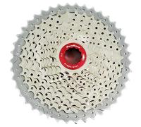 SunRace CSMX8 Wide Ratio Cassette 11-42T, 11 Speed, Silver, XTE1386