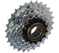 SunRace Freilauf-Schraubkranz 7-Fach (13-28 Zähne) Chrome