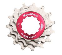 SUNRACE GHIERA R.Liber 3 PIGNONI 12V Unisex Adulto, Silver, Taglia Unica