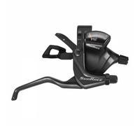 Sunrace St-m406-l-r Shifter Set Silver 3x7s 3x7s Black