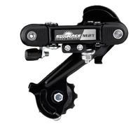 SunRace M2T 6/7-Speed Direct Mount Rear Derailleur, Black, Long Cage
