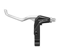 SunRace M4 V-Brake Lever, 2-Finger Individual Handlebar Lever, Silver/Black, 22.2 mm, Left Hand