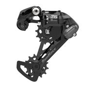 SunRace MS100 10-Speed Rear Derailleur, Black, Medium Cage, Direct Mount