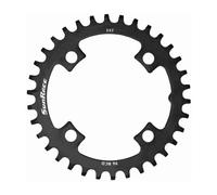 SunRace Narrow-Wide Steel Chainring - 96BCD - 4 Arm, 96mm / 34 / Black