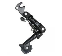 Sunrace RD-M2T 6sp / 7sp Rear Derailleur Long Cage Bracket Mount MTB Tour Black