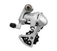 SunRace RDR91 9-Speed Short Cage Bike Derailleur with Bolt, Silver