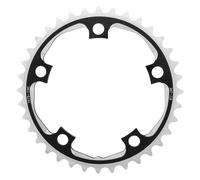 Sunrace Rx1 Int Cnc 5b 110 Bcd Chainring Silver 36t 36t Black / Silver