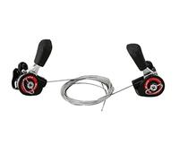 SunRace SLM10 Friction Shifter Set | Sunrace SLM10 Friction Thumb Shifter Pair Compatible with 5-7 Speed Bikes