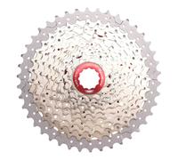 SunRace Unisex Adult CSMX8 11SPEED CASS 1142T SIL 11 Speed Cassette - Silver, 11