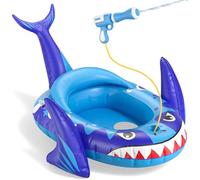 Sunrad Pool Floats Kids with Water Gun,Shark Pool Toys for Toddlers Ages 3-8,Kids Floats for Swimming Pool, Pool Inflatables for Kids,Outdoor Water Toys for Kids Ages 3-5 4-8,Fun Summer Water Toys