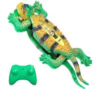 Sunrad Rechargeable Wall Climbing Gecko,Remote Control Robot Kids Toys with LED Lights,Wall Crawler Gecko,RC Robot Toys for Kids Ages 4 5 6 7 8 9 10 11+ Birthday Gifts for Boys Girls