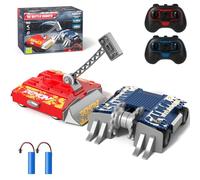 Sunrad Remote Control Battle Robots, RC Fighting Robots Toys for Kids, Combat Robot STEM Toys, 4WD 2.4 GHz Remote Control Robot Set Birthday Gifts for Boys and Girls Age 5 & Up
