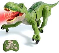 Sunrad Remote Control Dinosaur Toys for Kids 3 4 5 6 7 8,Rechargeable Electronic RC Robot Dinosaur with Spray & Light & Roar,Realistic Walking T-Rex Toys Birthday Gift for Boys 3 4 5 6 7 8 Year Old