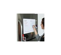Sunrain 17"x12" Magnetic Whiteboard For Fridge With Stain-resistant Technology, Refrigerator Magnet Board Planner In Flat Package-1701