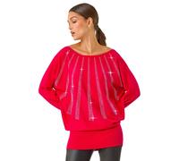 Sunray Hotfix Soft Knit Jumper Roman Red 10