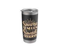 Sunrice Sunburn Sunset Repeat Vacation Stainless Steel Insulated Tumbler