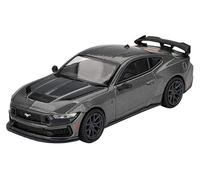 Sunrich MGT00957-R Mini GT 1/64 Ford Mustang Dark Hose 2024, Carbonized Gray (Right Handle), Finished Product MGT00957-R
