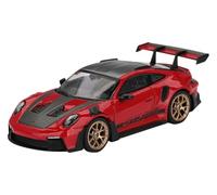 Sunrich MGT01060-R MINI GT 1/64 Porsche 911 (992) GT3 RS Weisach Package Guards Red (Right) Finished Product