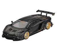 Sunrich MGT01087-BL MINI GT 1/64 LBWORKS Lamborghini Aventador Limited Edition Matte Black (Left Handle) Blister Package Specifications, Finished Product
