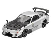 Sunrich MGT01106-L MINI GT 1/64 Mazda RX-7 RE Amemiya Silver Metallic (Left Handle) Finished Product