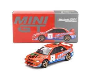 Sunrich MGT01140-L MINI GT 1/64 Subaru Impreza WRC97 DRM 1999 Championship #1 (Left Handle) Finished Product