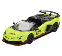 サンリッチ(Sunrich) Mini GT 1/64 Lamborghini Aventador SVJ 63 Roadster Verde Shock (Green) (Right Handle) Finished Product MGT00887-R