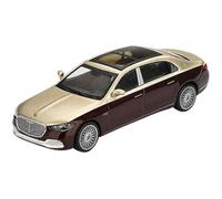 サンリッチ(Sunrich) Mini GT 1/64 Mercedes Maybach S680 Gold/Dark Red Metallic (Left Handle) Finished Product MGT00962-L