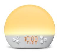Sunrise Alarm Clock for Heavy Sleepers Adults,Digital Alarm Clocks Bedside Dimmable Night Light,White Noise Sound Machine 30 Soothing Sounds, Wake Up Light Alarm Clocks for Bedrooms,Ideal for Gift