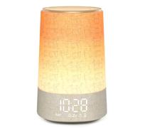 Sunrise Alarm Clock Wake Up Light, Dimmable Bedside Lamp with Sound Machine