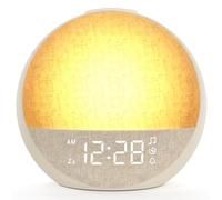 Sunrise Alarm Clock, White Noise Machine with 30 Soothing Sounds, Night Light, Timer, Gentle Natural Sunlight Wake Up Light, Digital Bedside Lamp Clock for Baby Kids Heavy Sleepers Adults Bedrooms