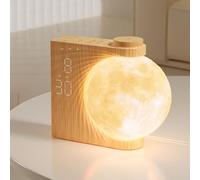 Sunrise Alarm Clocks for Heavy Sleepers,Night Lamp Clocks for Bedrooms with Moon Light,10 Light Effects,30/60/90 Timer,10 Sleep Nature Sounds,15 Ringtones,12 Volume Control with Snooze Function